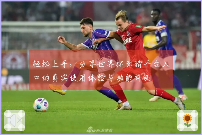 轻松上手，分享世界杯竞猜平台入口的真实使用体验与功能评测