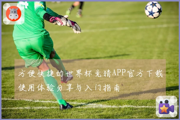 方便快捷的世界杯竞猜APP官方下载使用体验分享与入门指南