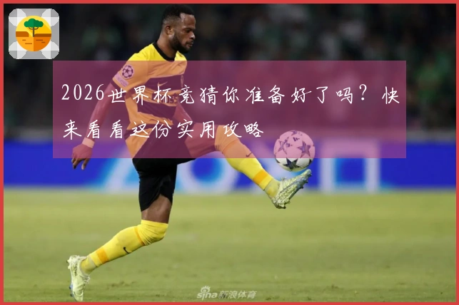 2026世界杯竞猜你准备好了吗？快来看看这份实用攻略